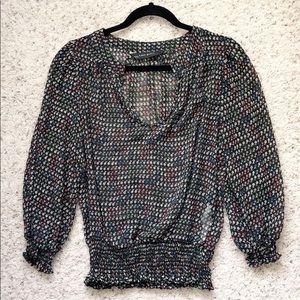 Zara | Floral Blouse sz M